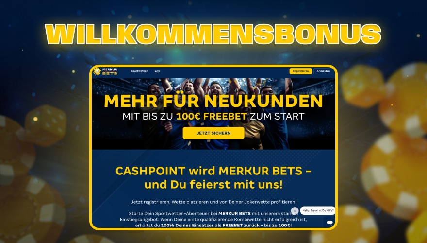 Willkommensbonus für neue Nutzer